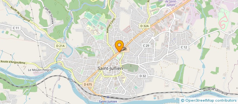 localisation de l'entreprise SARL SOCECOM à SAINT-JUNIEN
