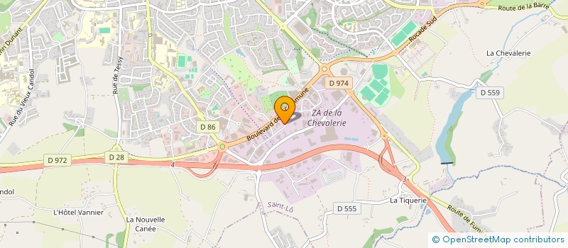 localisation de l'entreprise SARL SOCFI à SAINT-LO