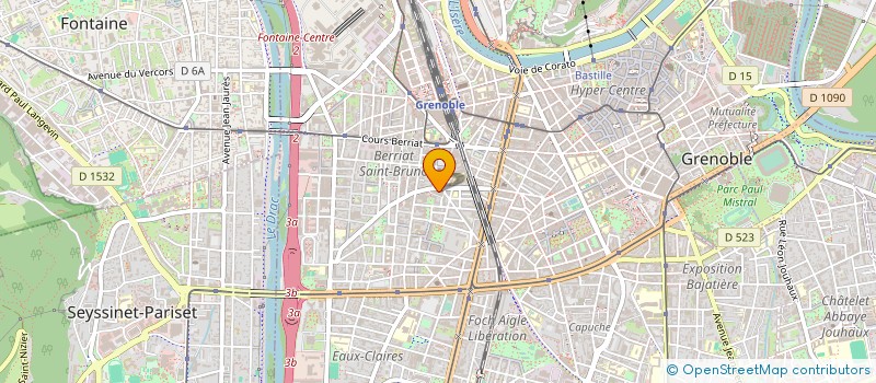 localisation de l'entreprise SARL SOCIETE 104 à GRENOBLE