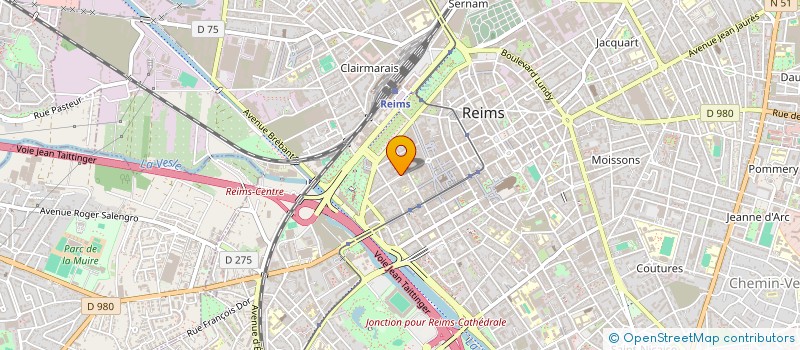 localisation de l'entreprise SARL SOCIETE CHAMPAGNE ET VINS  REIMS