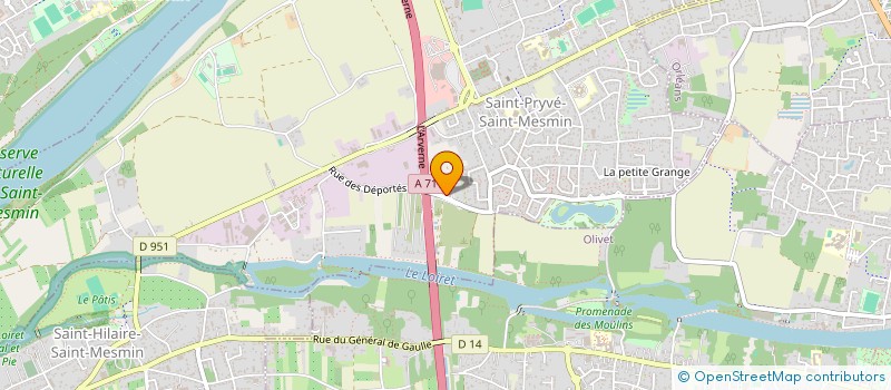 localisation de l'entreprise SARL SOCIETE D'EXPLOITATION DE L'ENTREPRISE ARRAULT LEGROUX à SAINT-PRYVE-SAINT-MESMIN