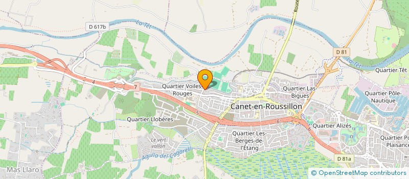 localisation de l'entreprise SARL SOCIETE D'EXPLOITATION DE L'ENTREPRISE RAOUL FERREIRA, ELECTRICITE à CANET-EN-ROUSSILLON