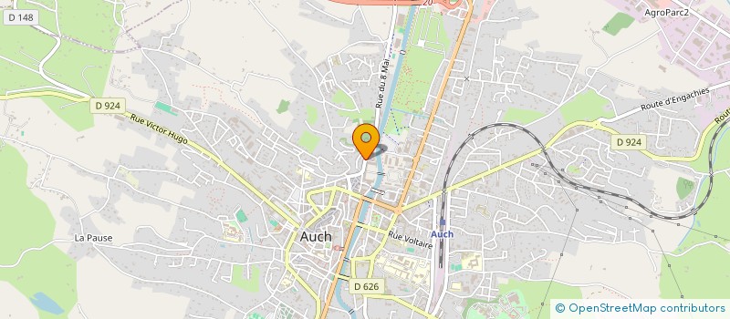 localisation de l'entreprise SARL SOCIETE D'EXPLOITATION DES ETABLISSEMENTS GAVARRET GUY  AUCH