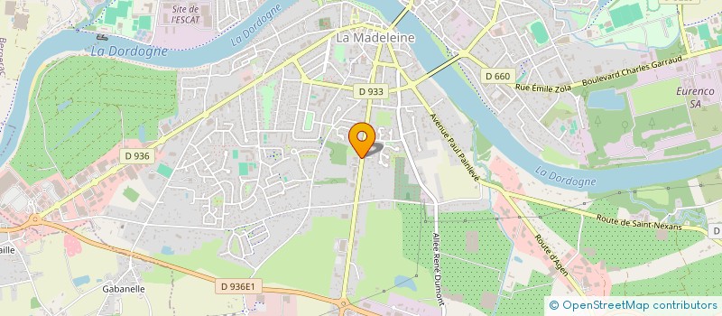 localisation de l'entreprise SARL SOCIETE D'EXPLOITATION ETABLISSEMENT VERDIER à BERGERAC