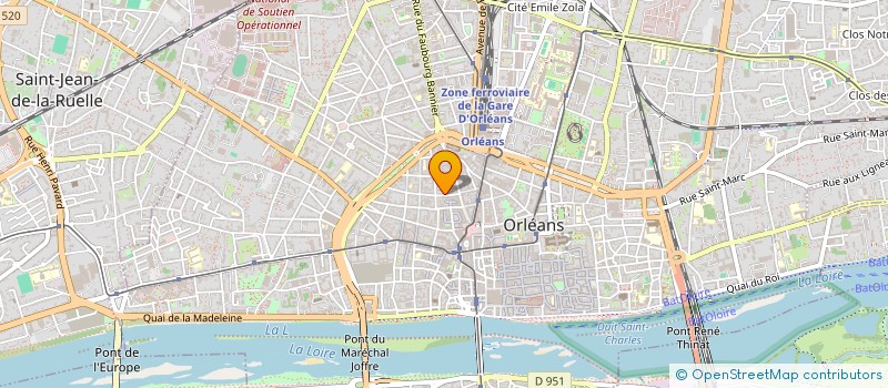 localisation de l'entreprise SARL SOCIETE DE PRESSE ET D'EDITION à ORLEANS