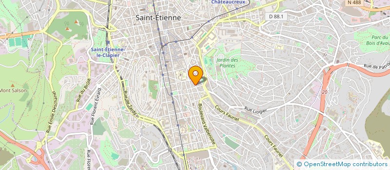 localisation de l'entreprise SARL SOCIETE DE THEATRE SERVICES à SAINT-ETIENNE