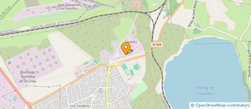 localisation de l'entreprise SARL SOCIETE DE TIRAGE DE CABLES & D'ELECTRICITE à FOS-SUR-MER