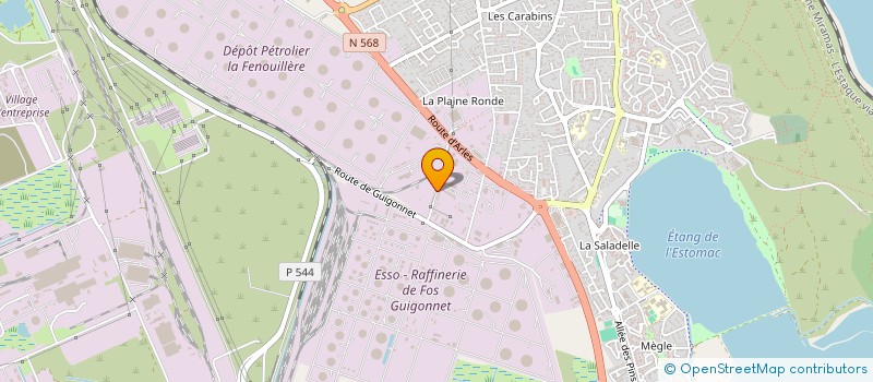 localisation de l'entreprise SARL SOCIETE DE TRANSPORTS BANI à FOS-SUR-MER