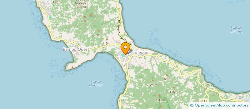 localisation de l'entreprise SARL SOCIETE DE TRAVAUX ET DE NETTOYAGE à TSINGONI