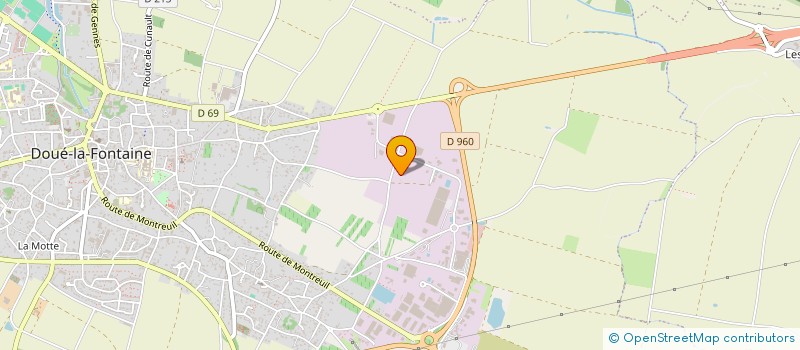 localisation de l'entreprise SARL SOCIETE DES CARRIERES DE DOUE  DOUE-EN-ANJOU