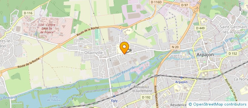 localisation de l'entreprise SARL SOCIETE DES METIERS DU BATIMENT  OLLAINVILLE