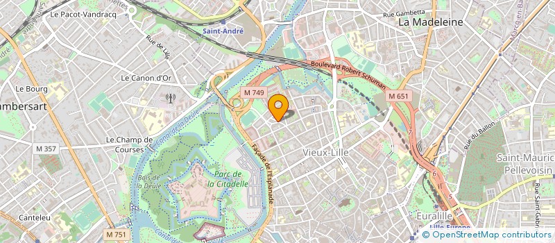 localisation de l'entreprise SARL SOCIETE DU REMPART à LILLE