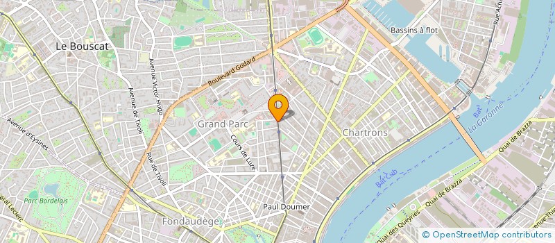 localisation de l'entreprise SARL SOCIETE FRANCAISE D'ENSEIGNES à BORDEAUX
