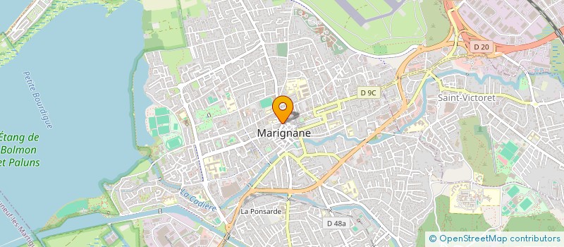 localisation de l'entreprise SARL SOCIETE GENERALE DE MACONNERIE à MARIGNANE