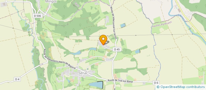 localisation de l'entreprise SARL SOCIETE IMMOBILIERE DE CONCEPTION ET VENTE  SENAC