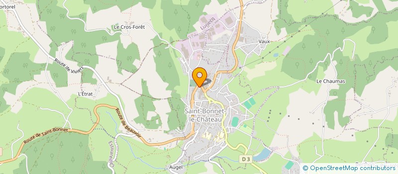 localisation de l'entreprise SARL SOCIETE MICHALON à SAINT-BONNET-LE-CHATEAU