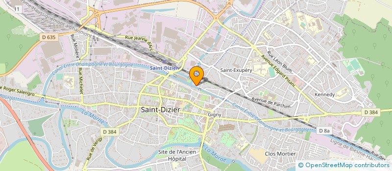 localisation de l'entreprise SARL SOCIETE NOUVELLE PEMO à SAINT-DIZIER