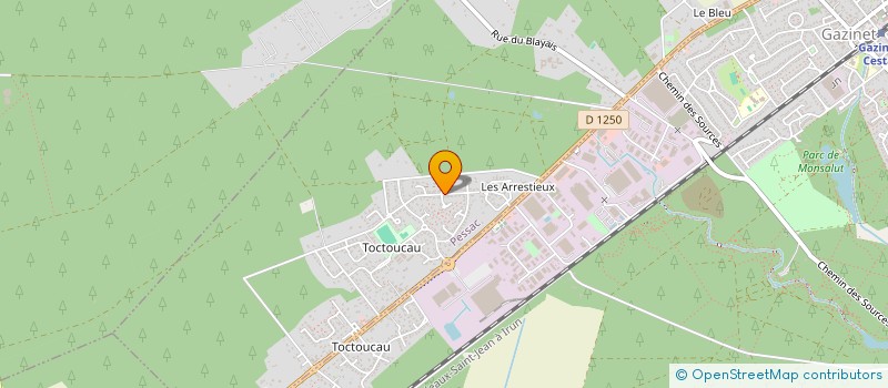 localisation de l'entreprise SARL SOCIETE PEINTURE BATIMENT INDUSTRIE  PESSAC