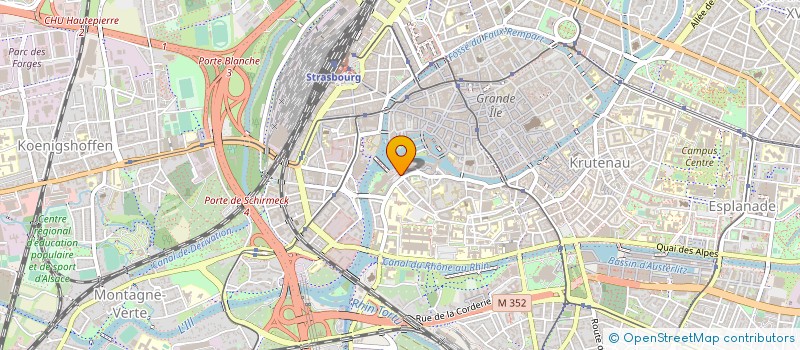localisation de l'entreprise SARL SOCIETE S.C.C. à STRASBOURG