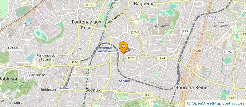 localisation de l'entreprise SARL SOCIETE SAMIA à FONTENAY-AUX-ROSES