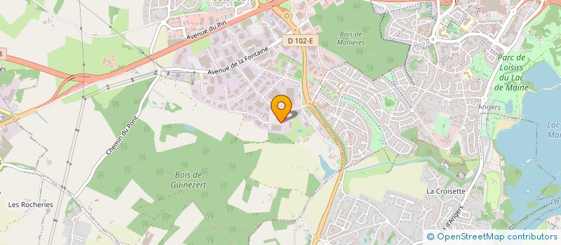 localisation de l'entreprise SARL SOCIETE TECHNIQUE DE BOBINAGE à BEAUCOUZE