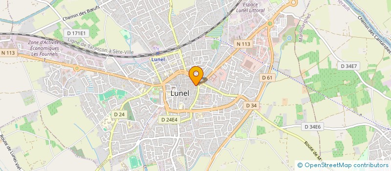 localisation de l'entreprise SARL SOCIETE TRAVAUX AGRICOLES ENTRETIEN à LUNEL