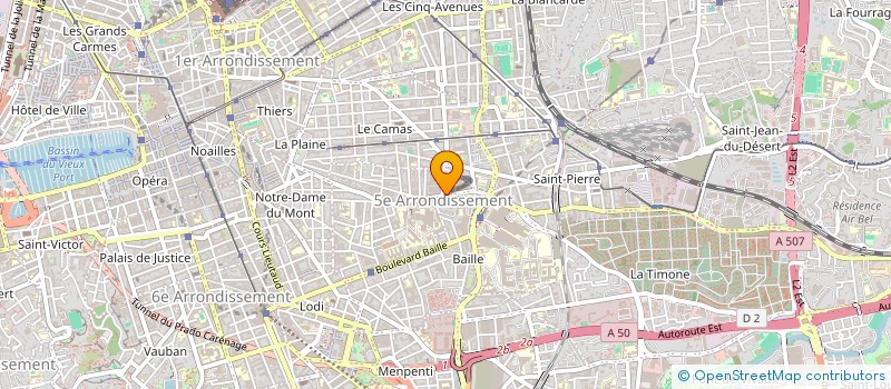 localisation de l'entreprise SARL SOCIETE TRAVAUX BATIMENT à MARSEILLE