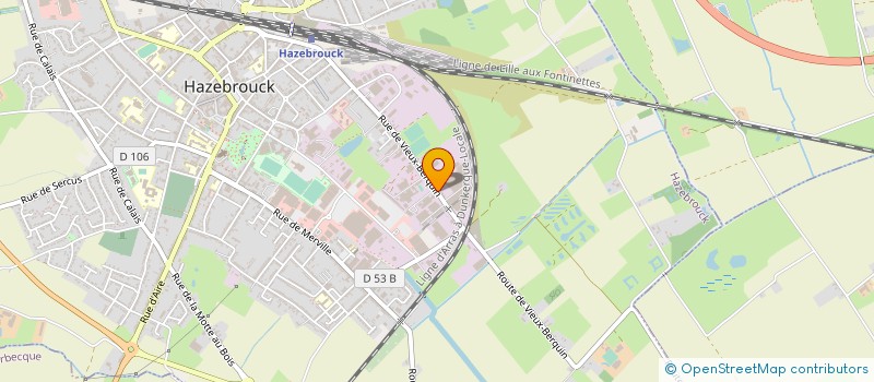 localisation de l'entreprise SARL SOCODIP à HAZEBROUCK