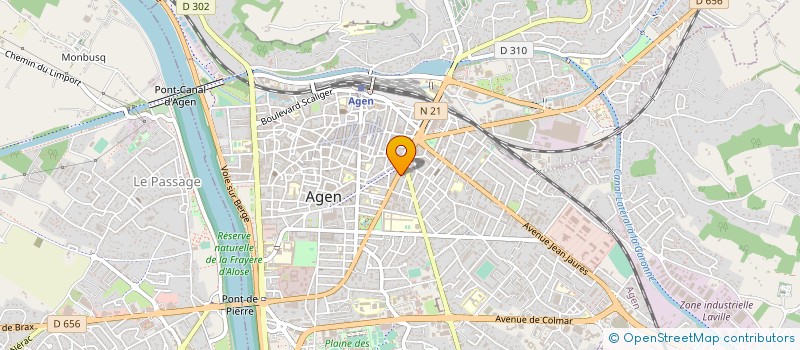 localisation de l'entreprise SARL SOCOM AVENIR  AGEN