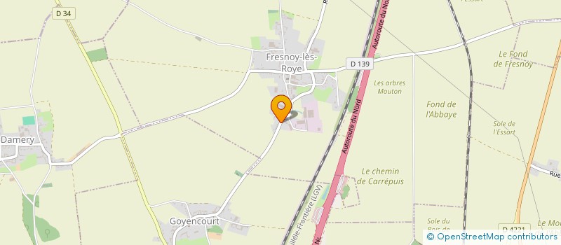 localisation de l'entreprise SARL SOCOM DE ROUCY à FRESNOY-LES-ROYE