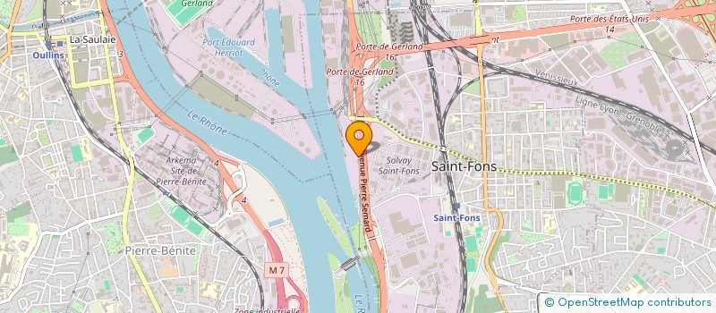 localisation de l'entreprise SARL SOCOMA  ST FONS