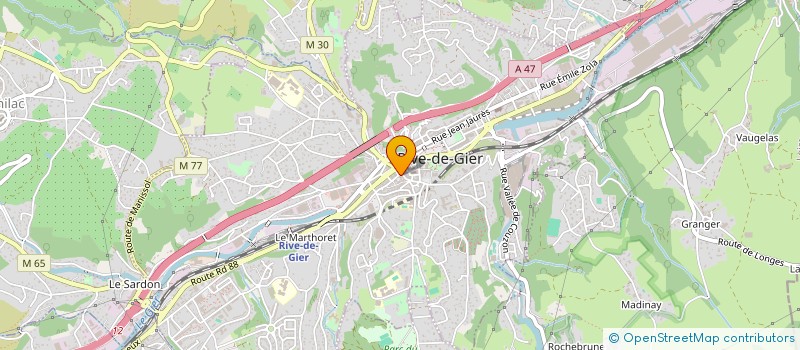 localisation de l'entreprise SARL SOCOMI  RIVE-DE-GIER