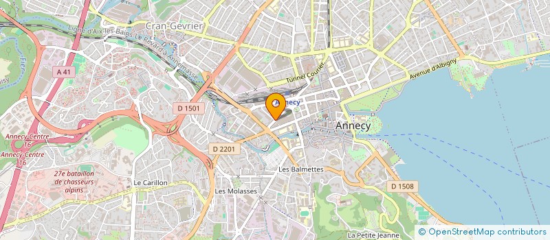 localisation de l'entreprise SARL SOCOR TRANSACTIONS à ANNECY