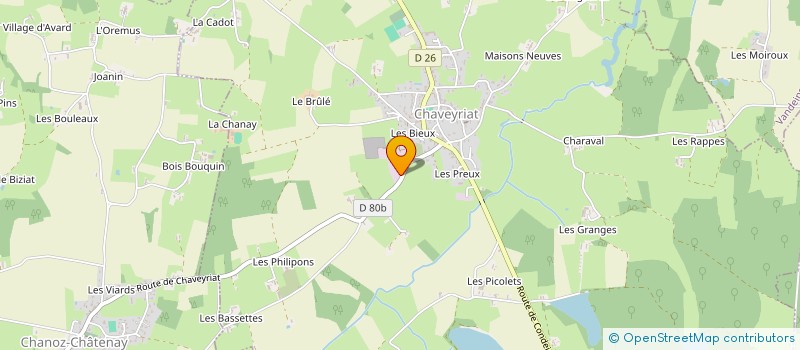 localisation de l'entreprise SARL SOCOREV à CHAVEYRIAT