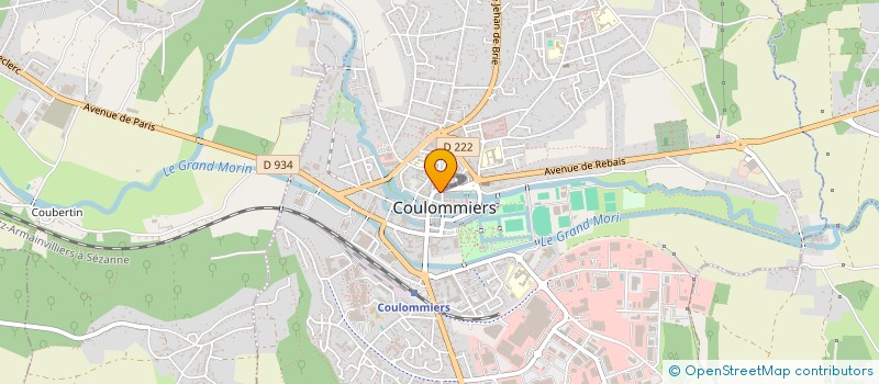 localisation de l'entreprise SARL SODAP  COULOMMIERS
