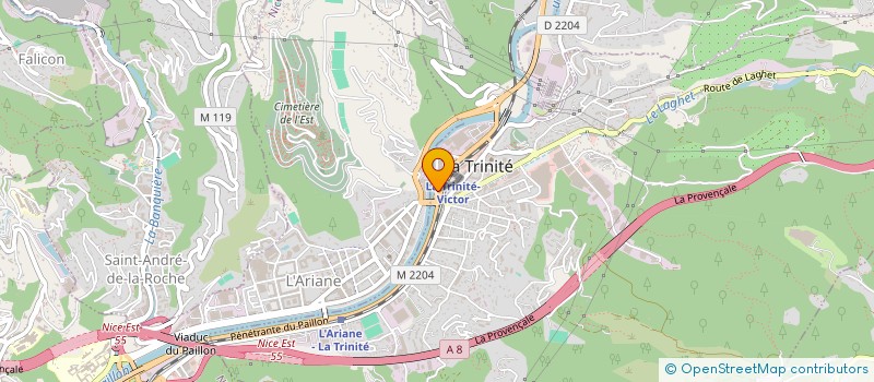 localisation de l'entreprise SARL SODEBAT à LA TRINITE