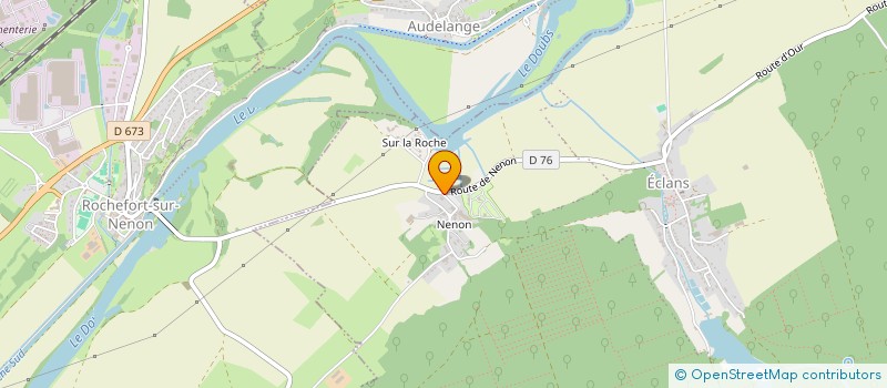 localisation de l'entreprise SARL SODEX LE SPACE  ECLANS-NENON