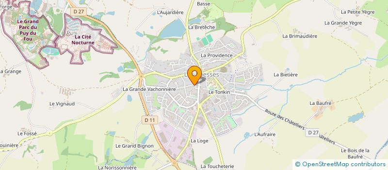 localisation de l'entreprise SARL SODIAL à LES EPESSES