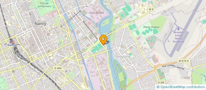 localisation de l'entreprise SARL SODICA à NANCY