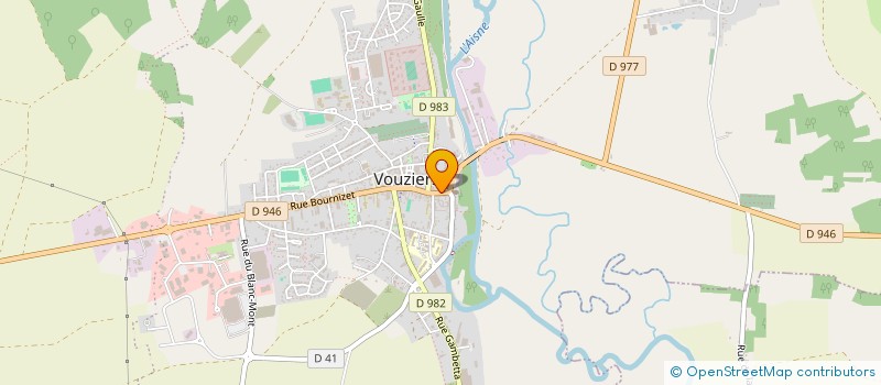 localisation de l'entreprise SARL SODICARTE à VOUZIERS