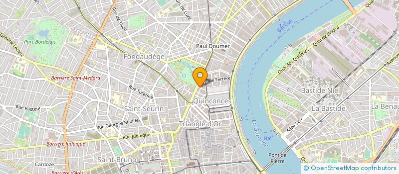 localisation de l'entreprise SARL SODIF à BORDEAUX