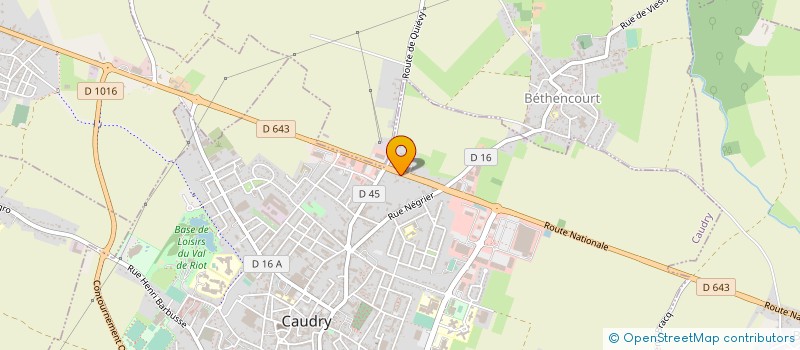 localisation de l'entreprise SARL SODILO à BEAUMONT-EN-CAMBRESIS