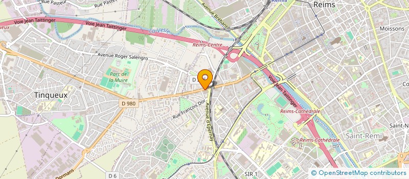 localisation de l'entreprise SARL SODIPLACO à REIMS