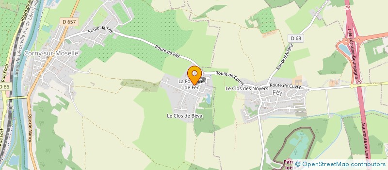 localisation de l'entreprise SARL SODIPRA à CORNY-SUR-MOSELLE