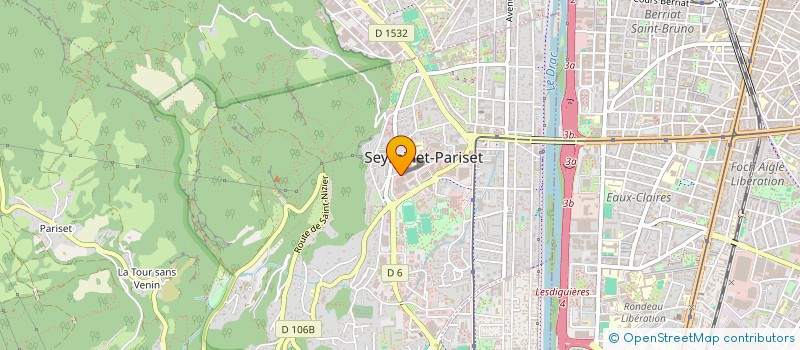 localisation de l'entreprise SARL SODRAC à SEYSSINET-PARISET