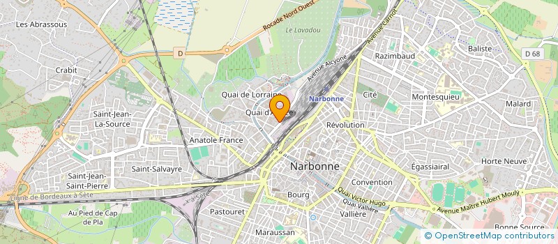 localisation de l'entreprise SARL SOFADER à NARBONNE