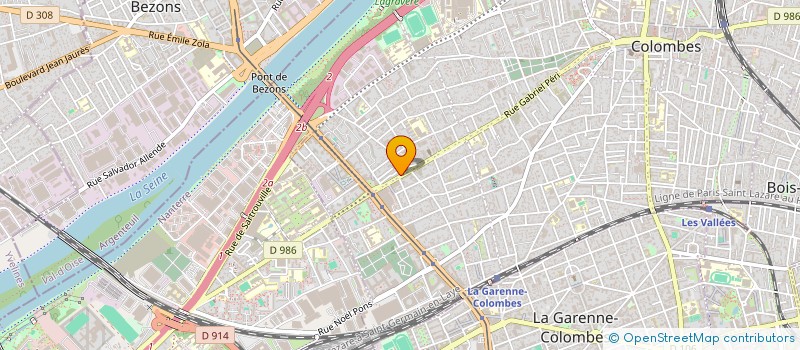 localisation de l'entreprise SARL SOFIDA  COLOMBES