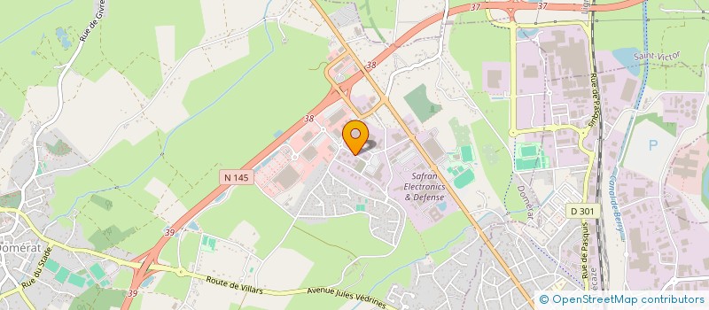localisation de l'entreprise SARL SOFIMA à DOMERAT