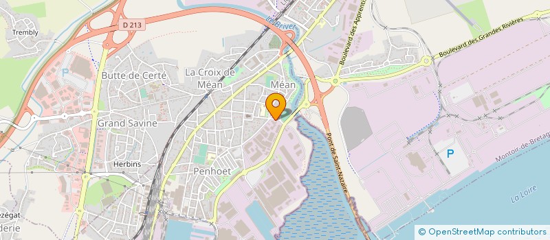 localisation de l'entreprise SARL SOFIRA  SAINT-NAZAIRE