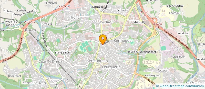 localisation de l'entreprise SARL SOFITER à QUIMPER